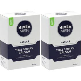 Nivea For Men Sensıtıve Hassas Ciltler İçin 2x100 ml After Shave Balsam