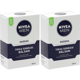 Nivea For Men Sensıtıve Hassas Ciltler İçin 2x100 ml After Shave Balsam