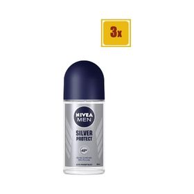 Nivea For Men Silver Protect 3x50 Ml Erkek Deodorant