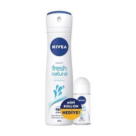 Nivea Fresh 150 ml Deodorant ve 25 ml Kadın Roll-on