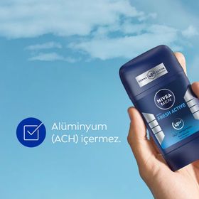 Nivea Fresh Active 50 ml Ter Kokusuna Karşı 48 Saat Koruma Erkek Stick Deodorant