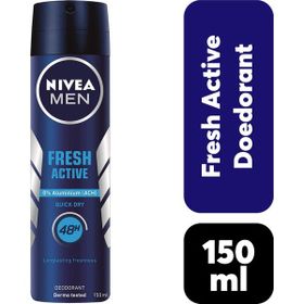 Nivea Fresh Active Deo Spray 150 ml Erkek Deodorant