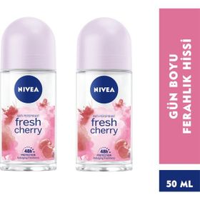 Nivea Fresh Cherry 2x50 ml Kadın Roll-On