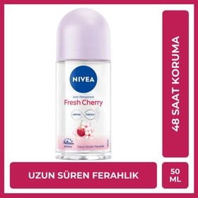 Nivea Fresh Cherry 3x50 ml Kadın Roll-On