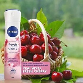 Nivea Fresh Cherry 5x150 ml Kadın Deodorant