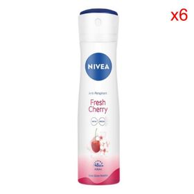 Nivea Fresh Cherry 6x150 ml Kadın Deodorant