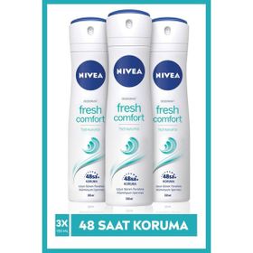 Nivea Fresh Comfort 3 x 150 ml Kadın Sprey Deodorant