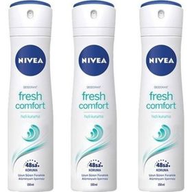 Nivea Fresh Comfort 3 x 150 ml Kadın Sprey Deodorant