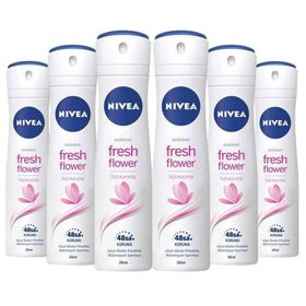 Nivea Fresh Flower 6x150 ml Kadın Deodorant