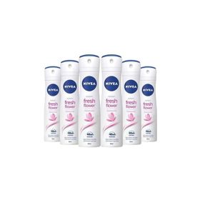 Nivea Fresh Flower 6x150 ml Kadın Deodorant