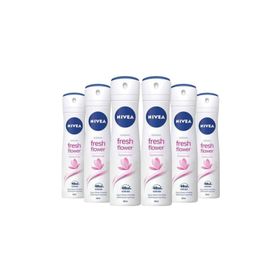 Nivea Fresh Flower 6x150 ml Kadın Deodorant
