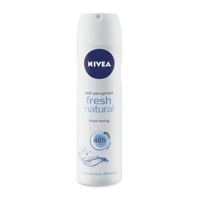 Nivea Fresh Natural 150 ml Antiperspirant Pudrasız Kadın Sprey Deodorant