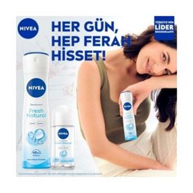Nivea Fresh Natural 200 ml Kadın Deodorant
