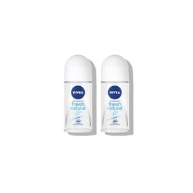 Nivea Fresh Natural 2x50 ml Kadın Roll-On