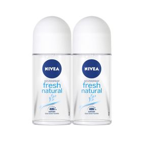 Nivea Fresh Natural 2x50 ml Kadın Roll-On