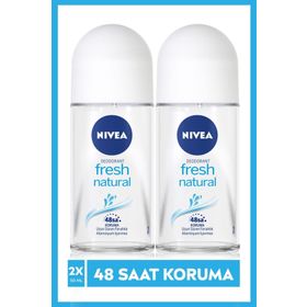 Nivea Fresh Natural 2x50 ml Kadın Roll-On