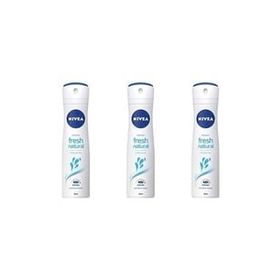Nivea Fresh Natural 3x150 ml Kadın Sprey Deodorant