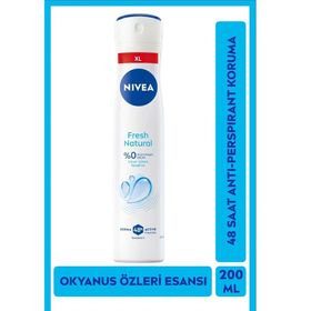 Nivea Fresh Natural 3x200 ml Sprey Deodorant