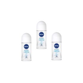 Nivea Fresh Natural 3x50 ml Kadın Roll-On