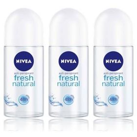 Nivea Fresh Natural 3x50 ml Kadın Roll-On