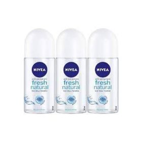 Nivea Fresh Natural 3x50 ml Kadın Roll-On