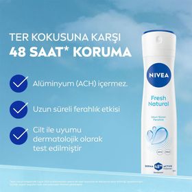 Nivea Fresh Natural 4x150 ml Kadın Sprey Deodorant