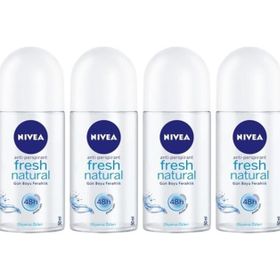 Nivea Fresh Natural 4x50 ml Kadın Roll-On