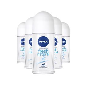 Nivea Fresh Natural 5x50 ml Kadın Roll-On