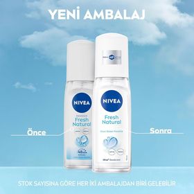 Nivea Fresh Natural 5x75 ml Kadın Sprey Deodorant