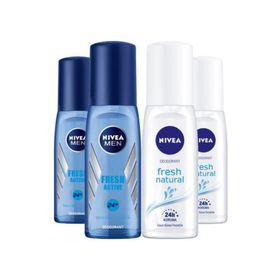 Nivea Fresh Natural 75 ml Uzun Süren Ferahlık Kadın Sprey Deodorant