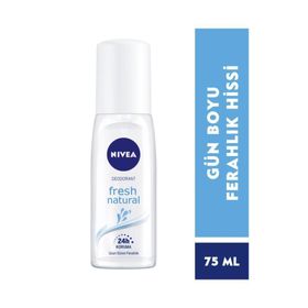 Nivea Fresh Natural Pump 2x75 ml Kadın Sprey Deodorant