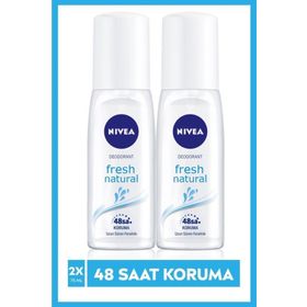 Nivea Fresh Natural Pump 2x75 ml Kadın Sprey Deodorant