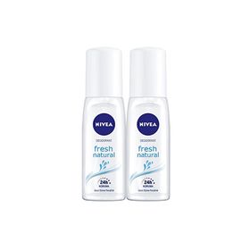 Nivea Fresh Natural Pump 2x75 ml Kadın Sprey Deodorant