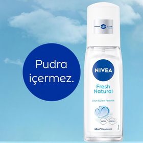 Nivea Fresh Natural Pump 75 ml Kadın Sprey Deodorant