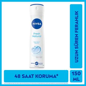 Nivea Fresh Naturals 2x150 ml Kadın Sprey Deodorant