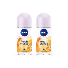 Nivea Fresh Orange 2x50 ml Kadın Roll-On
