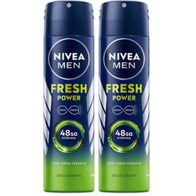 Nivea Fresh Power 2x150 ML Erkek Sprey Deodorant