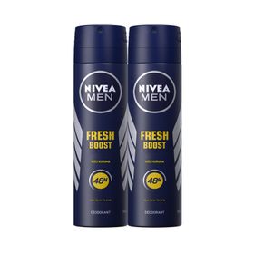 Nivea Fresh Power 2x150 ml Erkek Sprey Deodorant