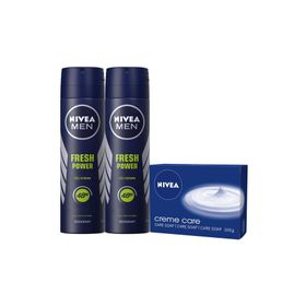Nivea Fresh Power 2x150 ml Erkek Sprey Deodorant