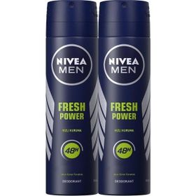 Nivea Fresh Power 2x150 ML Erkek Sprey Deodorant