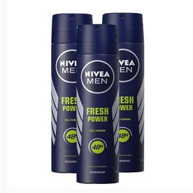 Nivea Fresh Power 3x150 ML Erkek Sprey Deodorant