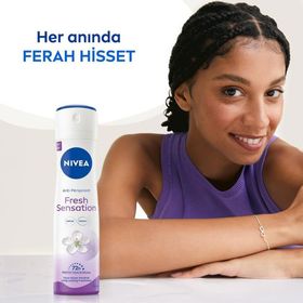 Nivea Fresh Sensation 3x150 ml Kadın Sprey Deodorant