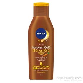 Nivea GKF 6Sun Karoten Özlü 200 ml Güneş Sütü