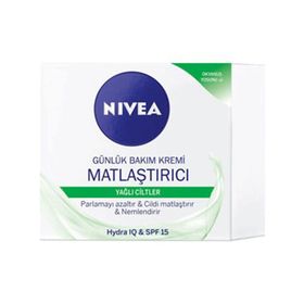 Nivea Günlük Nemlendirici Matlaştırıcı Yağlı Cilt 50 ml Yüz Kremi
