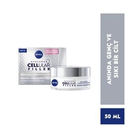 Nivea Hyaluron Celluar Fıller 50 ml Sıkılaştırıcı Hücre Aktifleştirici Yaşlanma Karşıtı Gündüz Kremi