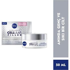 Nivea Hyaluron Celluar Fıller 50 ml Sıkılaştırıcı Hücre Aktifleştirici Yaşlanma Karşıtı Gündüz Kremi