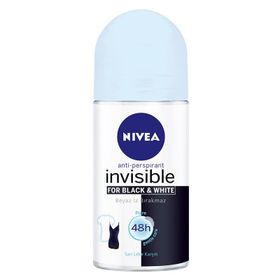 Nivea Insivible Black White Pure 50 ml Kadın Roll-On