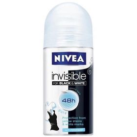 Nivea Insivible Black White Pure 50 ml Kadın Roll-On