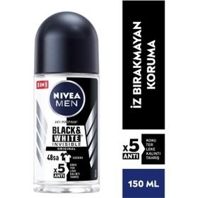 Nivea Inv B&W Fresh Erkek 50 ml Roll-On Deodorant