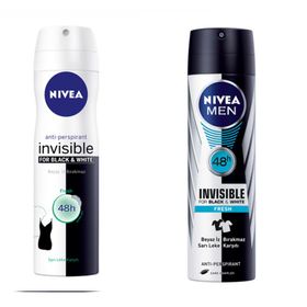 Nivea INV B&W Power 150 ml Erkek Deo